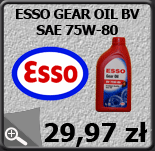 olej przekładniowy esso gear oil bv 75w-80