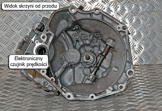 Skrzynia biegów F12 odczyt prędkości 3