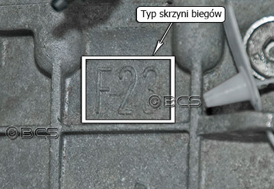 Symbol skrzyni biegów f23 4