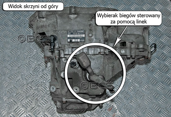 Skrzynia biegów F35 wybierak biegów 1