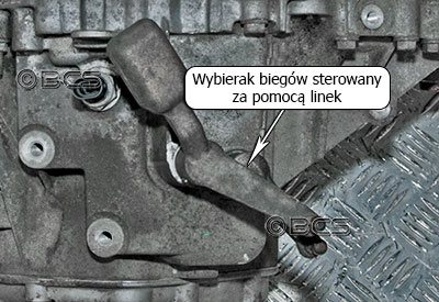 Wybierak biegów w skrzyni F35 2