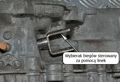 Wybierak biegów w skrzyni F35 2