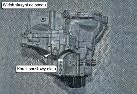 Skrzynia biegów MF60B korki olejowe 2