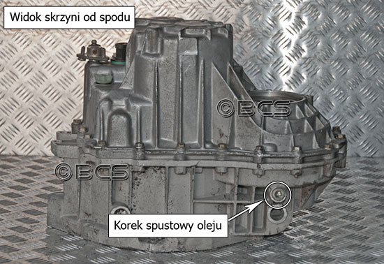 Skrzynia biegów PF1 korki olejowe 2