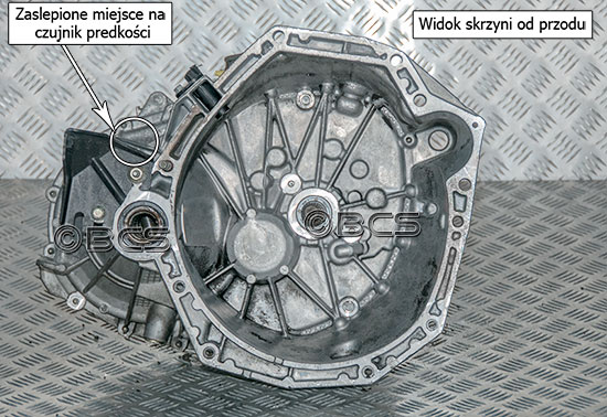 Skrzynia biegów TL4 odczyt prędkości 1