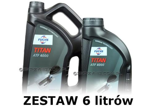 FUCHS TITAN ATF 4000 - olej do automatycznych skrzyń biegów - 6 litrów zestaw