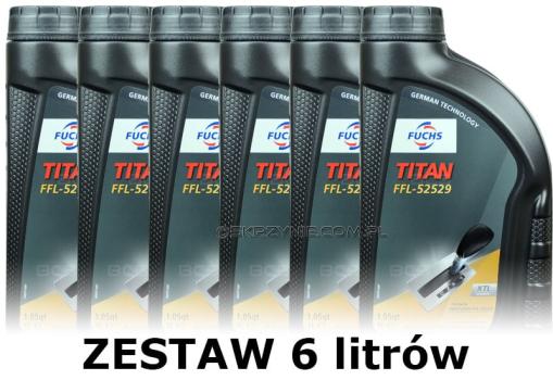 FUCHS TITAN - PENTOSIN FFL-52529 (VW G055529)- olej do skrzyń dwusprzęgłowych  - 6 litrów zestaw