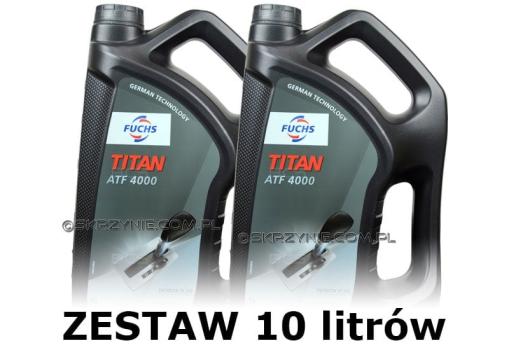 FUCHS TITAN ATF 4000 - olej do automatycznych skrzyń biegów - 10 litrów zestaw