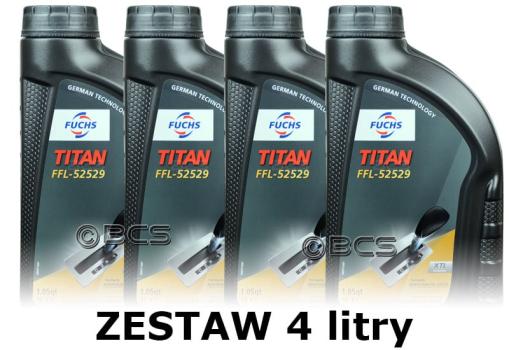 FUCHS TITAN - PENTOSIN FFL-52529 (VW G055529) - olej do skrzyń dwusprzęgłowych  - 4 litry ZESTAW - TANIEJ